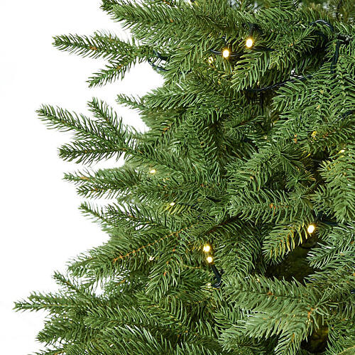 Sapin de Noël Everest Moranduzzo total real touch avec éclairage 210 cm 2