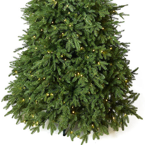 Sapin de Noël Everest Moranduzzo total real touch avec éclairage 210 cm 3