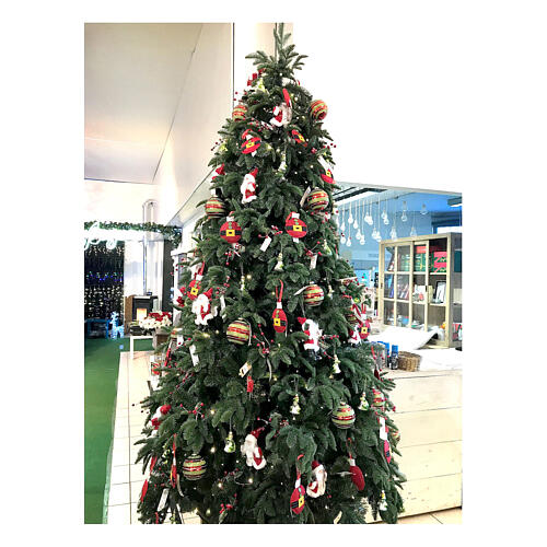 Árbol de Navidad poly feel real Abeto Alto tesino Moranduzzo 240 cm 2