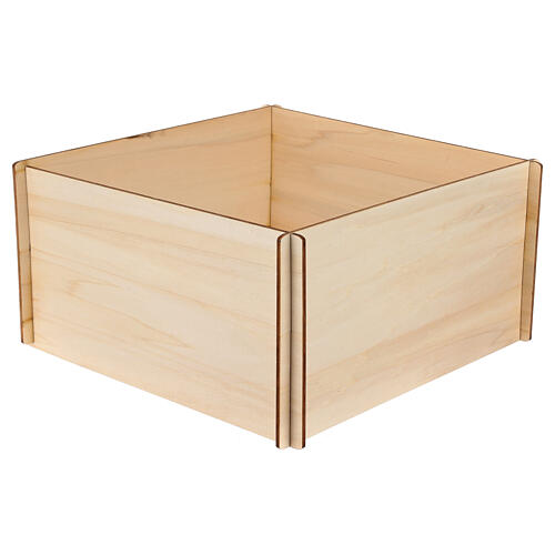 Copribase legno naturale 'Oh! Oh! Oh!' 45x45cm Moranduzzo 4