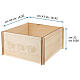 Copribase legno naturale 'Oh! Oh! Oh!' 45x45cm Moranduzzo s3