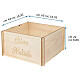 Copribase legno naturale 'Buon Natale' 45x45cm Moranduzzo s3