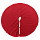 Okrycie na stojak choinki czerwony, efekt maskotki, śr. 120 cm s3