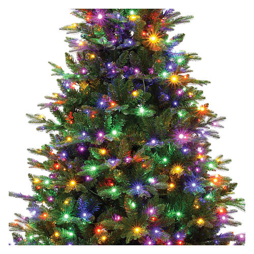 Weihnachtsbaum, Modell Mars, 210 cm, 550 LEDs, multicolor, Polyethylen, grün 2