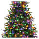 Mars Christmas tree, green poly, 210 cm, 550 multicoloured LED lights s2
