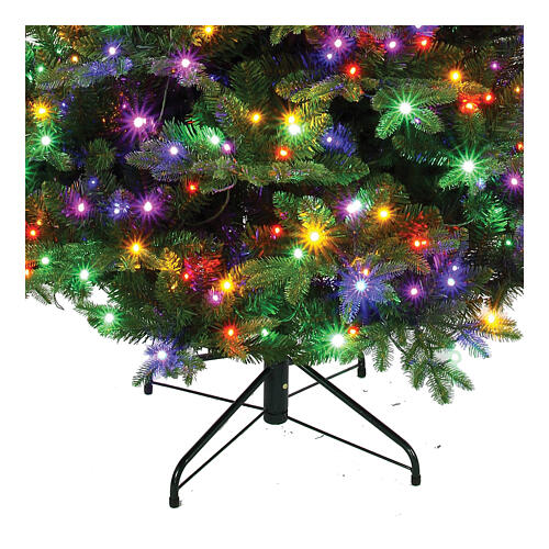 Weihnachtsbaum, Modell Mars, 230 cm, 650 LEDs, multicolor, Polyethylen, grün 3