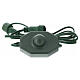 Albero Natale Plutone 180 cm 350 led caldi multicolor poly verde s6