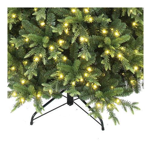 Albero Plutone 210 cm 470 led bianco caldo multicolor poly verde 5