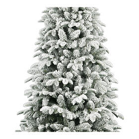 Park Christmas tree, flocked white polyethylene, 210 cm