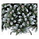 Albero Natale Terra 210 cm pvc innevato s3