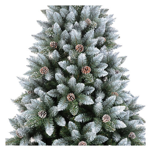 Artificial Christmas tree 210 cm snow-covered PVC Earth 2