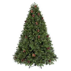 Star Christmas tree, 180 cm, green poly and PP