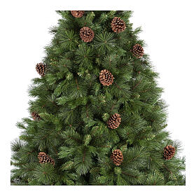 Star Christmas tree, 240 cm, green poly and PP