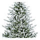 Árbol de Navidad de Papá Noel 180 cm poly efecto nieve s2