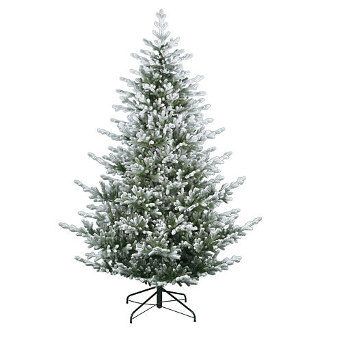 St. Claus Christmas tree 180 cm poly snow-covered