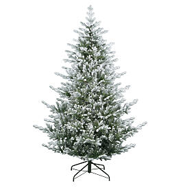 Weihnachtsbaum, Modell Nikolaus, 210 cm, Polyethylen, mit weißen Flocken