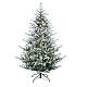 St. Claus Christmas tree, snowy poly, 210 cm s1