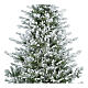 Árbol de Navidad de Papá Noel 210 cm poly efecto nieve s2