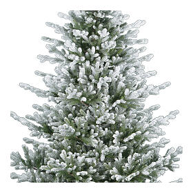 Árvore Natal Santa Claus poly nevado 210 cm