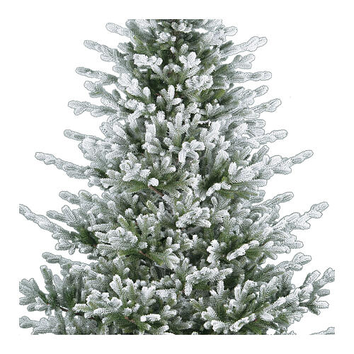 Árvore Natal Santa Claus poly nevado 210 cm 2