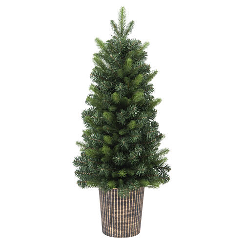 Pinetto Christmas tree with pot, 90 cm, poly and pvc 1