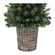 Árbol de Navidad Pinetto 90 cm con jarrón de PVC s3
