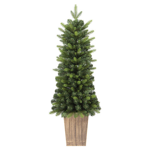 Weihnachtsbaum im Topf, Modell Pinetto, 120 cm, Polyethylen und PVC 1