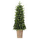 Árbol de Navidad Pinetto 120 cm con jarrón de PVC s1