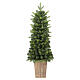 Pinetto Christmas tree 120 cm with PVC vase s1