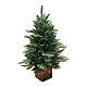 Artificial Christmas tree 100 cm with poly vase Pinetto s1
