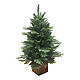 Artificial Christmas tree 100 cm with poly vase Pinetto s4