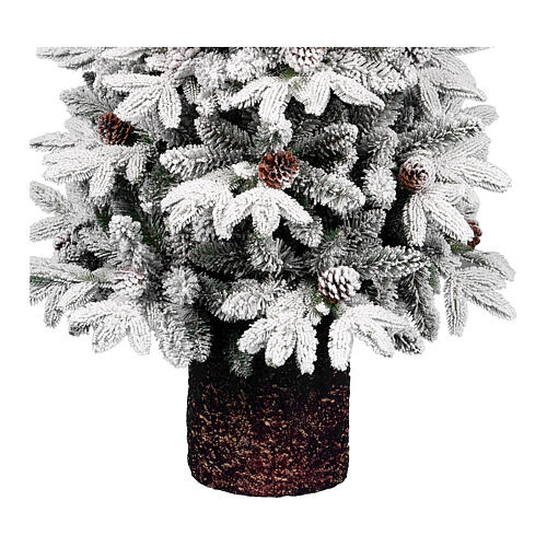 Snowy Pinetto Christmas tree with pot, 120 cm, poly and pvc 3