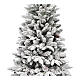 Snowy Pinetto Christmas tree with pot, 120 cm, poly and pvc s2