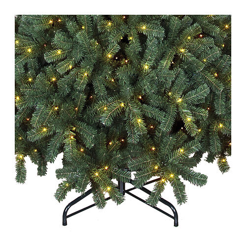 Weihnachtsbaum, Modell Weisshorn, 360 cm, 1050 LEDs, warmweiß, PVC, grün 3