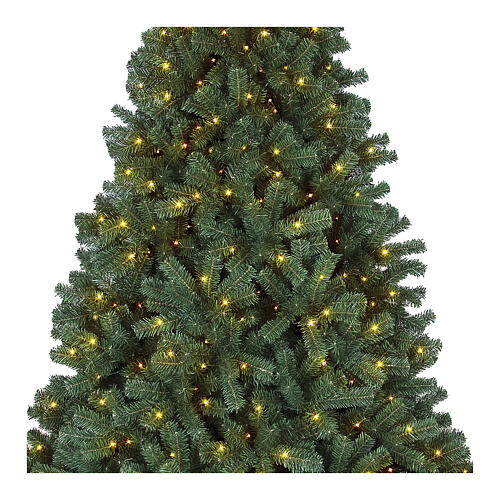 Árvore de Natal Weisshorn verde 360 cm 1050 LEDs branco quente 2