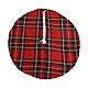 Christmas tree skirt with Scottish pattern, 40 in s1