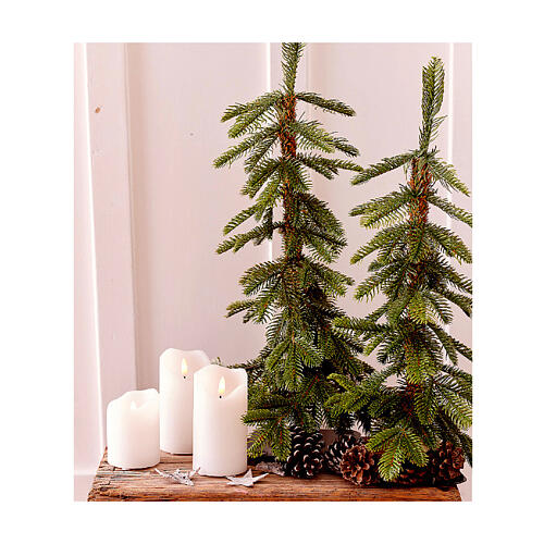 Mini-Weihnachtsbaum mit grünen Kiefernzweigen, 75 cm, für den Innenbereich 5