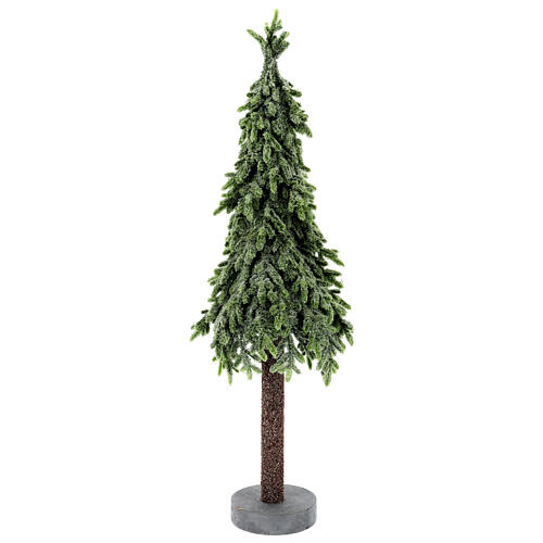 Miniature glittered Christmas tree 75 cm for indoors 1
