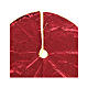 Abdeckung für Weihnachtsbaumständer, Samt, bordeaux, 120 cm Durchmesser s2