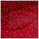 Burgundy velvet Christmas tree base cover, diameter 120 m s4