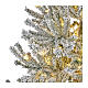 Weihnachtsbaum, beflockt, 110 LEDs, PVC, 180 cm s3