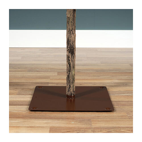 Albero di Natale 110 LED innevato 180 cm pvc 5