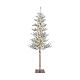 Albero di Natale 110 LED innevato 180 cm pvc s1