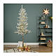 Albero di Natale 110 LED innevato 180 cm pvc s2