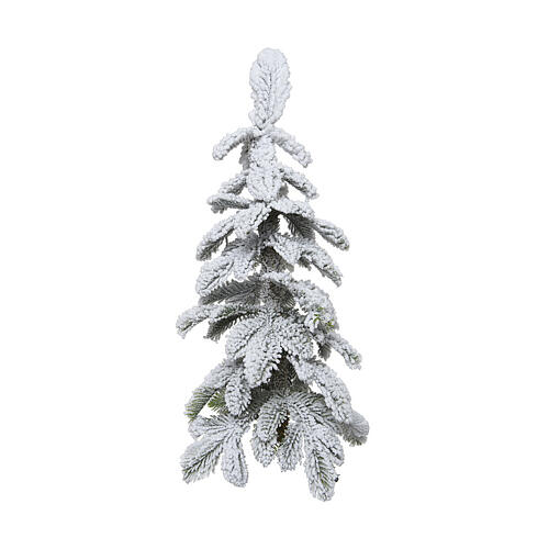 Mini Christmas tree, snowy finish, PE, 75 cm 1