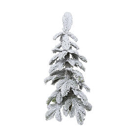 Árvore de Natal miniatura 75 cm nevada polietileno