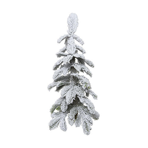 Árvore de Natal miniatura 75 cm nevada polietileno 1