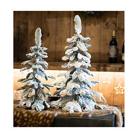 Mini Christmas tree 75 cm snow covered PE