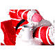Weihnachtsbaumständer, Weihnachtsmann auf Schlitten, Zement, 35x30x60 cm s4