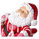 Base albero Babbo Natale slitta 35X30X60 cm policemento s5